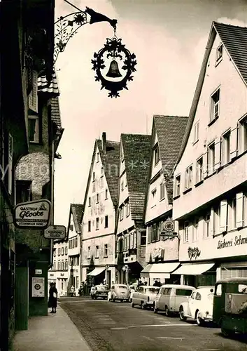 AK / Ansichtskarte Riedlingen Donau Langestrasse Gasthof Glocke Kat. Riedlingen