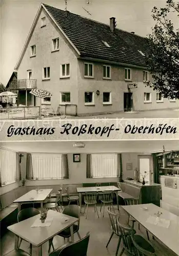 AK / Ansichtskarte Oberhoefen Warthausen Gasthaus Rosskopf Kat. Warthausen
