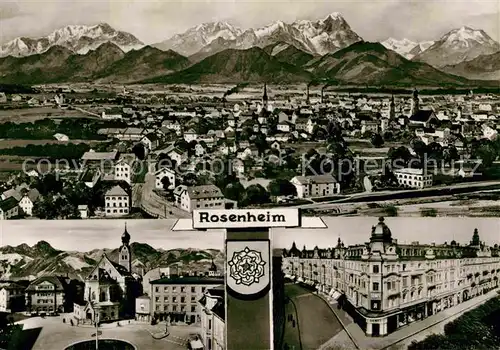 AK / Ansichtskarte Rosenheim Bayern Panorama  Kat. Rosenheim