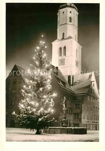 AK / Ansichtskarte Biberach Riss Marktplatz Kat. Biberach an der Riss