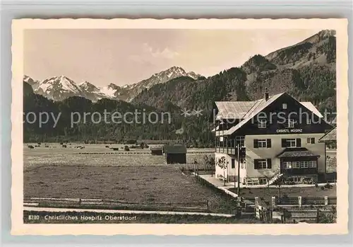 AK / Ansichtskarte Oberstdorf Christliches Hospitz Kat. Oberstdorf