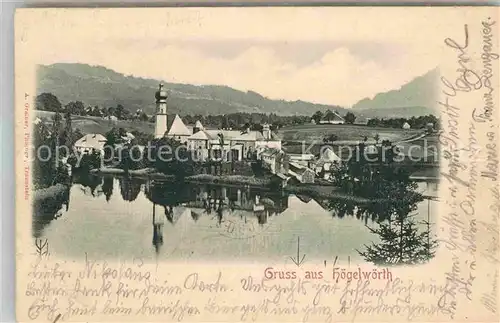 AK / Ansichtskarte Bad Reichenhall Teilansicht Hoegelwoerth Kat. Bad Reichenhall