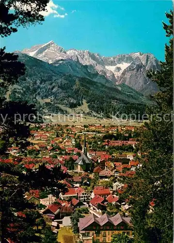 AK / Ansichtskarte Garmisch Partenkirchen Alp  und Zugspitze Kat. Garmisch Partenkirchen