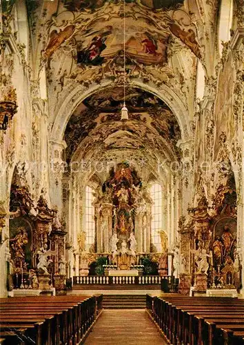 AK / Ansichtskarte Rottenbuch Oberbayern Kirche innen Kat. Rottenbuch