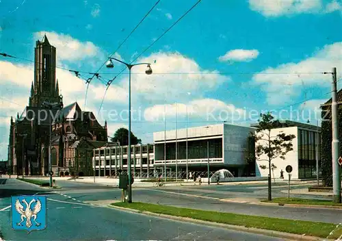 AK / Ansichtskarte Arnhem Stadhuis met Grote Kerk Kat. Arnhem