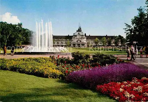 AK / Ansichtskarte Bad Oeynhausen Kurhaus mit Kurpark und Leuchtfontaine Kat. Bad Oeynhausen