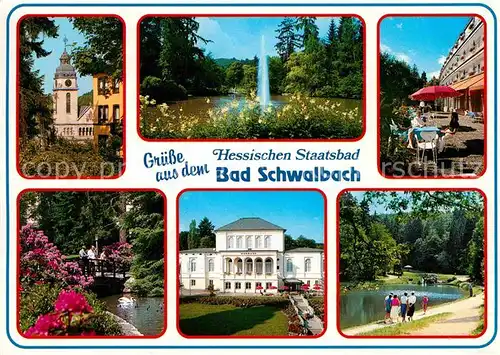 AK / Ansichtskarte Bad Schwalbach Kurpark Kirche Kat. Bad Schwalbach