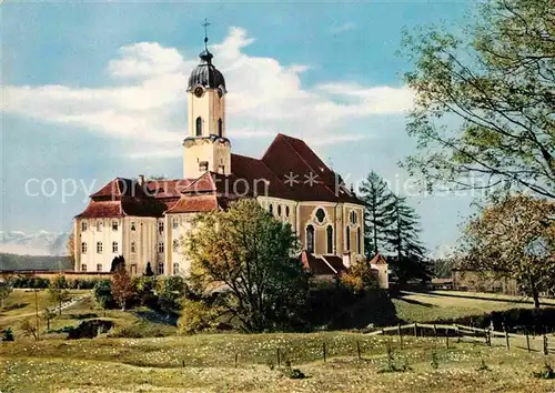 AK / Ansichtskarte Wies Allgaeu Wallfahrtskirche Kat. Sulzberg