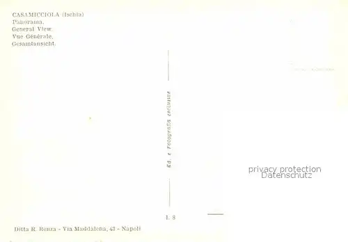 AK / Ansichtskarte Casamicciola Terme Panorama Kueste Kat. Italien