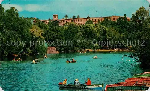 AK / Ansichtskarte Mexico City Lago de Chapultepec Castillo de Chapultepec Kat. Mexico