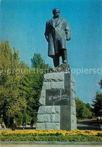 AK / Ansichtskarte Odessa Ukraine Schewtschenko Denkmal