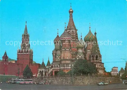 AK / Ansichtskarte Moscow Moskva Pokrow Kathedrale Spassky Turm Kat. Moscow