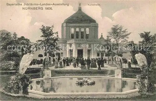 AK / Ansichtskarte Ausstellung Bayr Landes Nuernberg 1906 Kunsthalle  Kat. Expositions