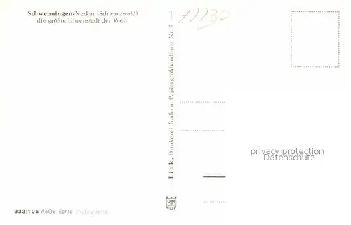 AK / Ansichtskarte Schwenningen Neckar Neckarursprung Kat. Villingen Schwenningen