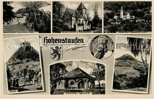 AK / Ansichtskarte Hohenstaufen Waescher Schloessle Schutzhuette Kloster Lorch Kat. Goeppingen