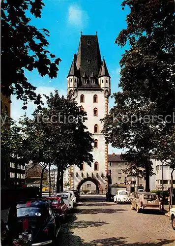 AK / Ansichtskarte Mainz Rhein Holzturm