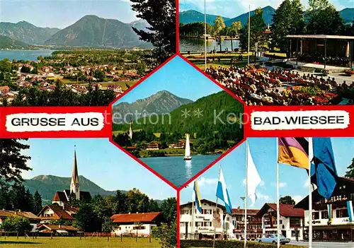 AK / Ansichtskarte Bad Wiessee Konzertplatz Tegernsee  Kat. Bad Wiessee