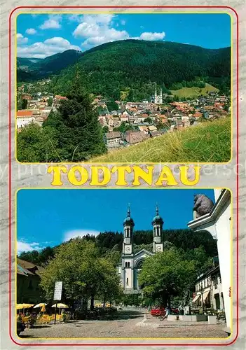 AK / Ansichtskarte Todtnau am Feldberg im oberen Wiesental Kirchenpartie Kat. Todtnau