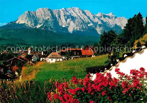 AK / Ansichtskarte Wallgau gegen Wettersteingebirge Kat. Wallgau