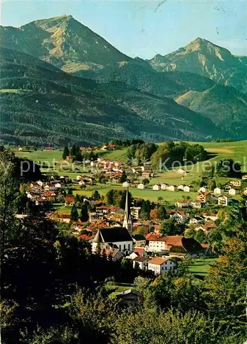 AK / Ansichtskarte Siegsdorf Oberbayern mit Hochfelln und Hochgern  Kat. Siegsdorf