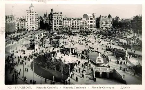 AK / Ansichtskarte Barcelona Cataluna Plaza de Cataluna Kat. Barcelona