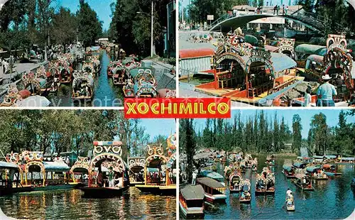AK / Ansichtskarte Xochimilco Jardines Floatantes Kat. Mexiko