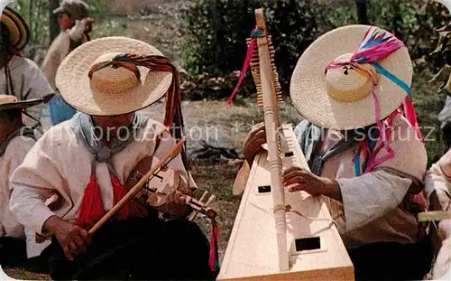 AK / Ansichtskarte Chiapas Mexico Musicos de Zinacantan