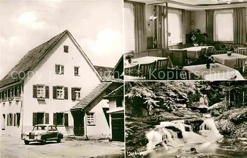 AK / Ansichtskarte Monakam Gasthof Metzgerei zum Loewen Kat. Bad Liebenzell