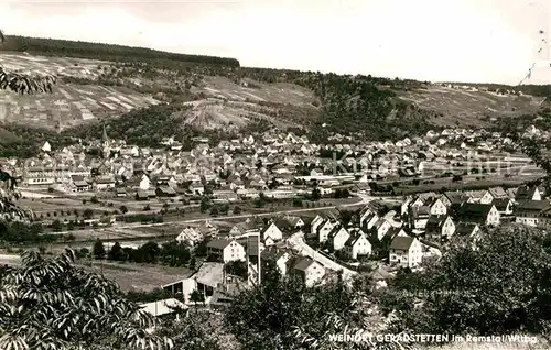 AK / Ansichtskarte Geradstetten Weinort Remstal Panorama Kat. Remshalden