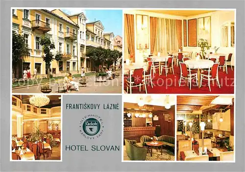 AK / Ansichtskarte Frantiskovy Lazne Hotel Slovan Kat. Franzensbad