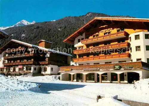 AK / Ansichtskarte Neustift Stubaital Tirol Hotel Pension Kindl Winter Kat. Neustift im Stubaital