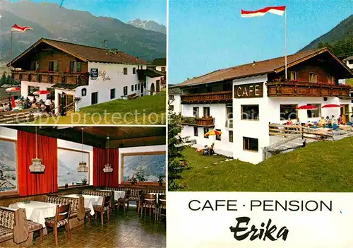 AK / Ansichtskarte Neustift Stubaital Tirol Kampl Cafe Pension Erika Kat. Neustift im Stubaital