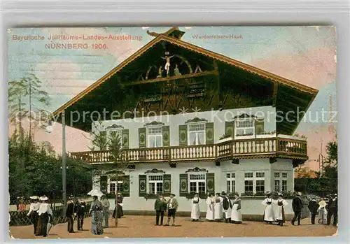 AK / Ansichtskarte Ausstellung Bayr Landes Nuernberg 1906 Werdenfelser Haus  Kat. Expositions