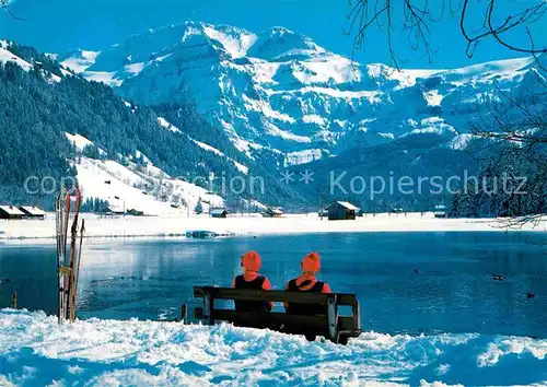 AK / Ansichtskarte Lenk Simmental Wildstrubel Lenkerseeli Langlauf Kat. Lenk Simmental