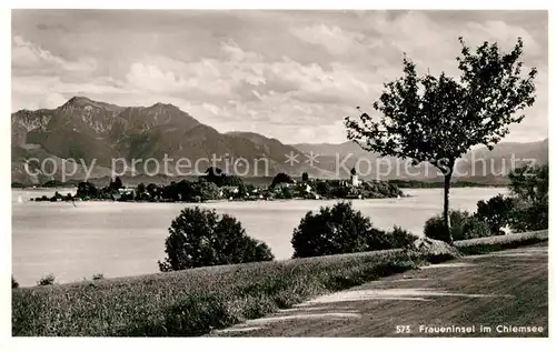 AK / Ansichtskarte Fraueninsel Chiemsee Panorama  Kat. Chiemsee