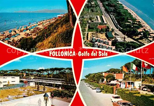 AK / Ansichtskarte Follonica Strand Promenade Kat. Follonica