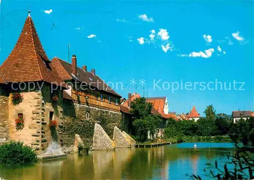 AK / Ansichtskarte Weissenburg Bayern Am Seeweiher Kat. Weissenburg i.Bay.