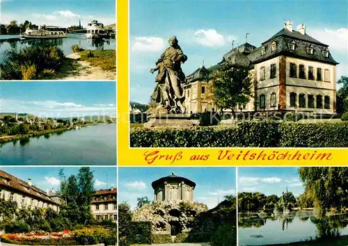 AK / Ansichtskarte Veitshoechheim Teilansichten Schloss Park Kat. Veitshoechheim