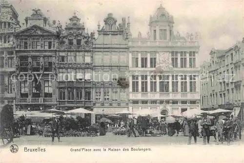 AK / Ansichtskarte Bruxelles Bruessel Grand Place avec la Maison des Boulangers Kat. 