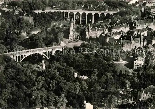 AK / Ansichtskarte Luxembourg Luxemburg Fliegeraufnahme mit Bruecken Kat. Luxembourg