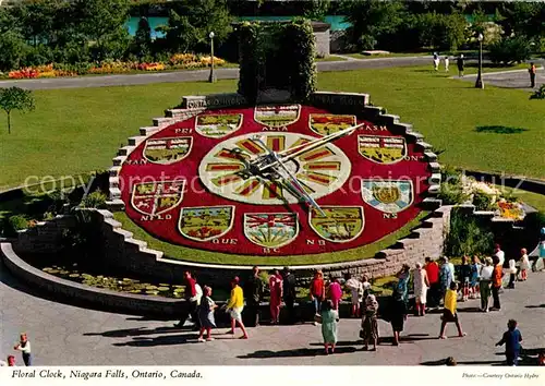 AK / Ansichtskarte Ontario Canada Floral Clock Niagara Falls Kat. Kanada