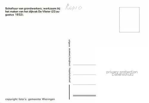 AK / Ansichtskarte Niederlande Schafttuur van Grondwerkers Kat. Niederlande