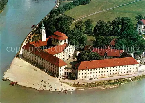 AK / Ansichtskarte Kelheim Fliegeraufnahme Kloster Weltenburg Kat. Kelheim Donau