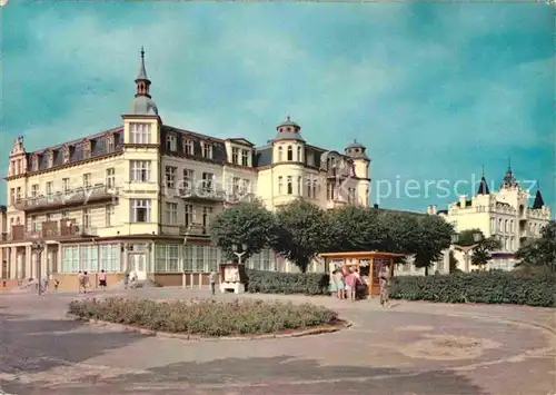AK / Ansichtskarte Zinnowitz Ostseebad Hotels an der Seepromenade