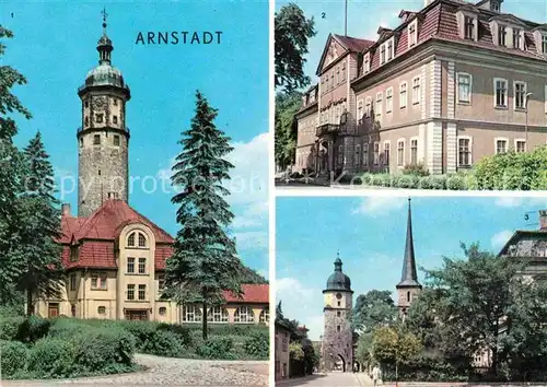 AK / Ansichtskarte Arnstadt Ilm Neideckturm Schloss Riedtor Kat. Arnstadt