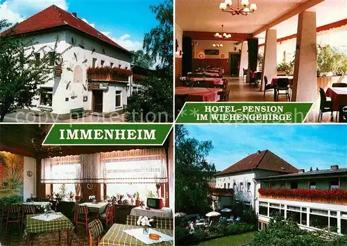 AK / Ansichtskarte Preussisch Oldendorf Hotel Pension Immenheim  Kat. Preussisch Oldendorf