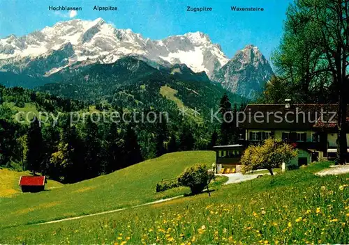 AK / Ansichtskarte Garmisch Partenkirchen Berggasthof Gschwandtnerbauer Kat. Garmisch Partenkirchen