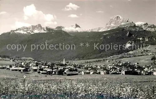 AK / Ansichtskarte Cortina d Ampezzo Panorama Becco di Mezzodi Croda da Lago Kat. Cortina d Ampezzo