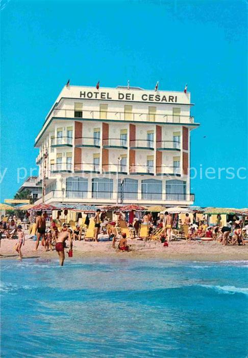 Ak   Ansichtskarte Igea Marina Hotel Dei Cesari Spiaggia Strand Kat 