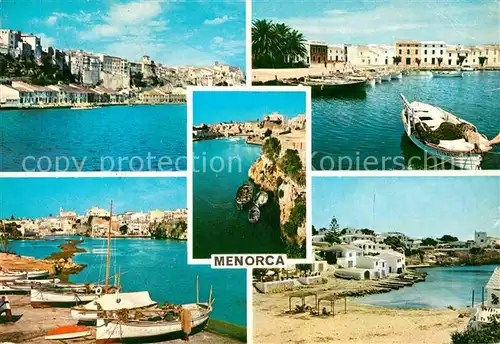AK / Ansichtskarte Menorca Teilansichten Kuestenstaedte Serie II Num. 50.088 Kat. Spanien